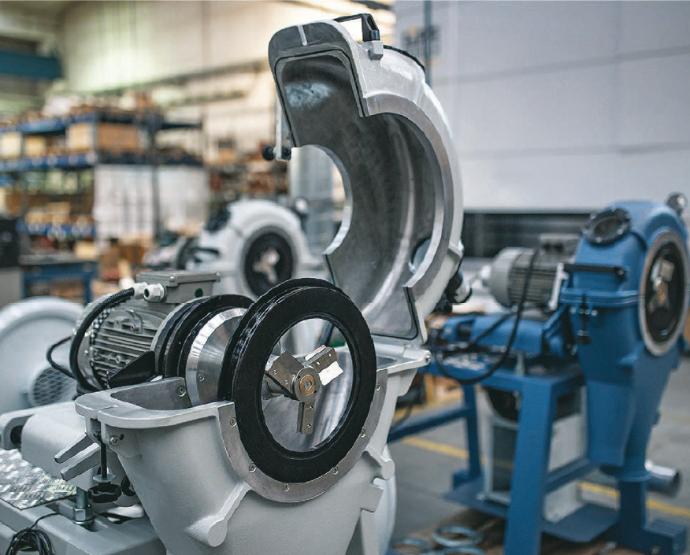 Taglio frontale ad aria 