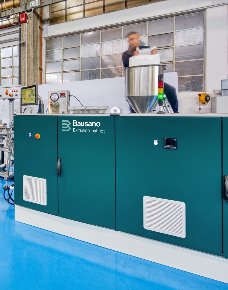 Estrusori per il riciclaggio della plastica